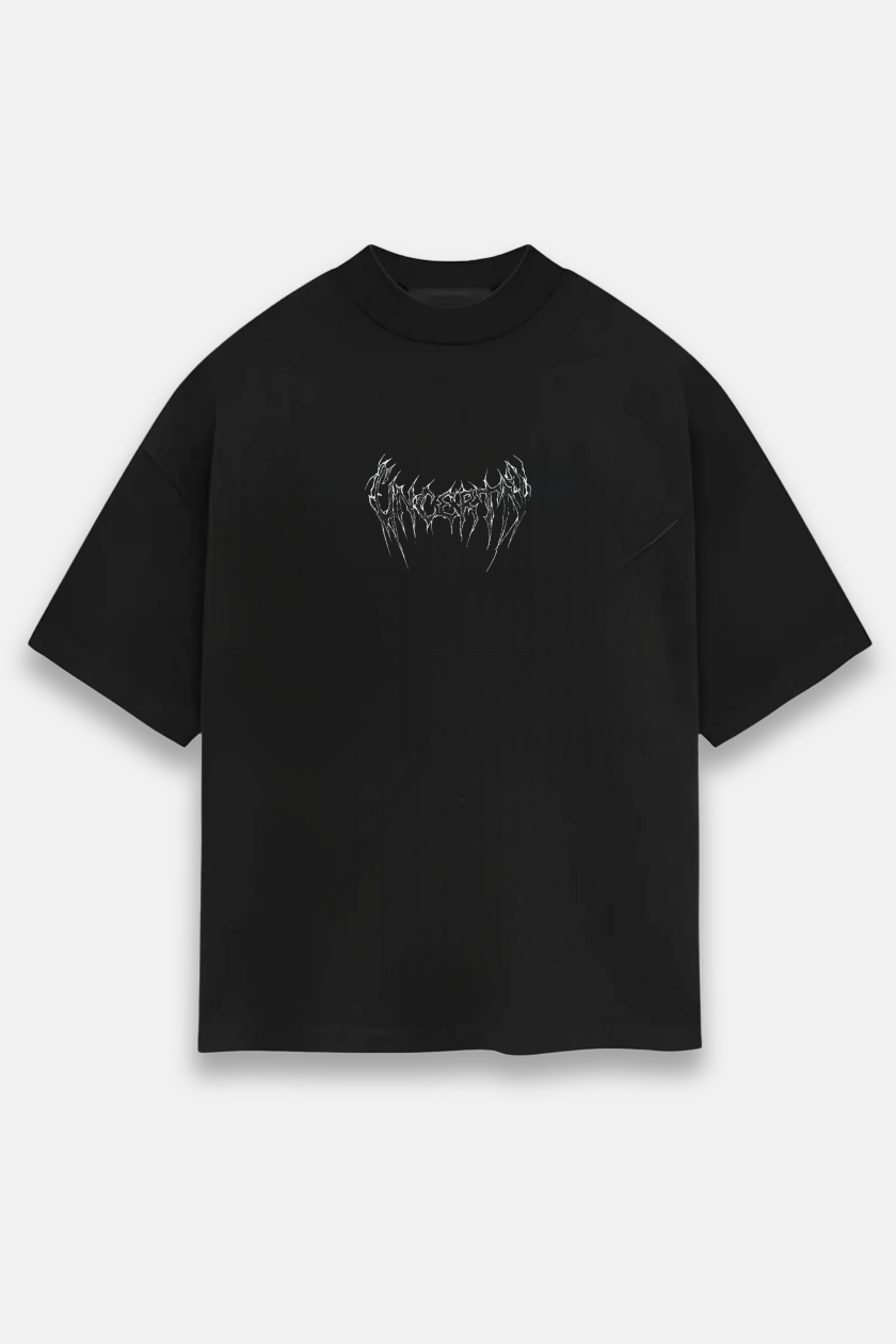 UC047 Awaken Oversized Tee - Black