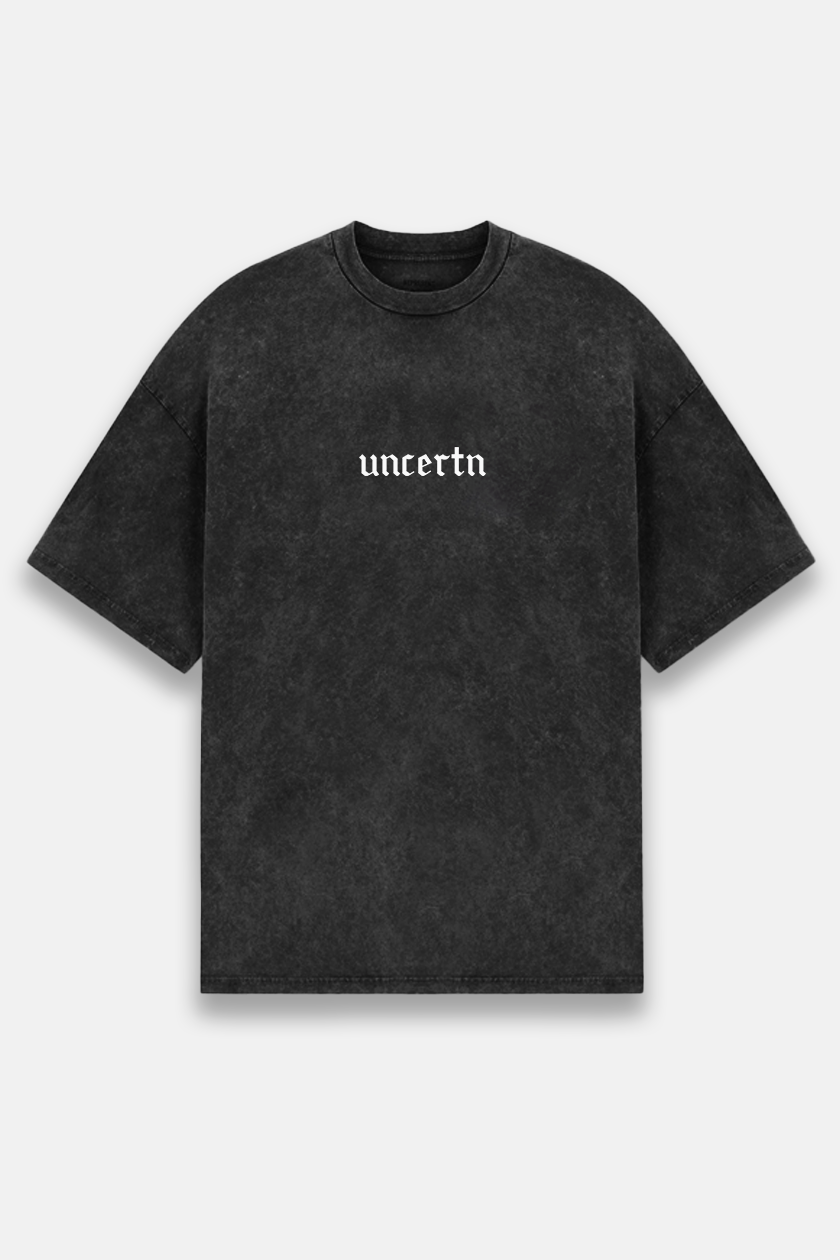 UC010 Phantom Oversized Tee - Black Wash