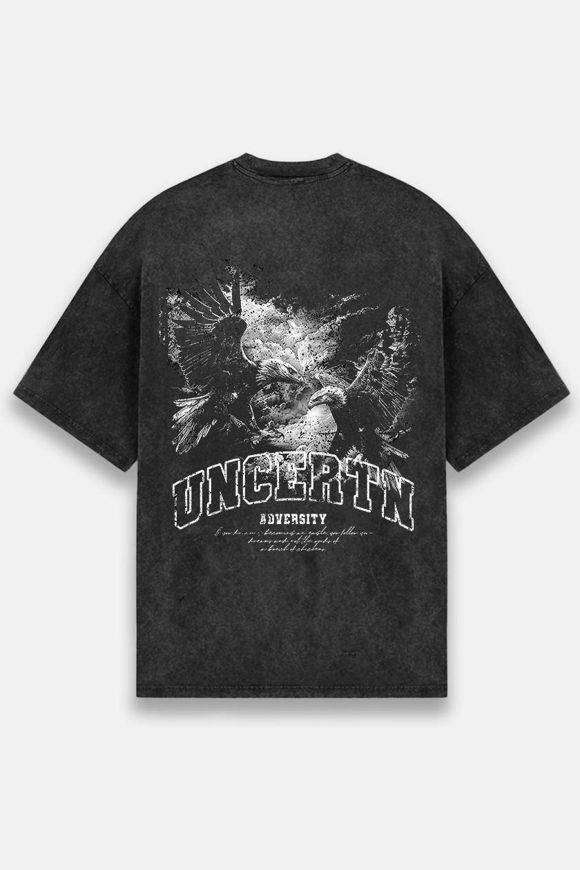 UC010 Phantom Oversized Tee - Black Wash