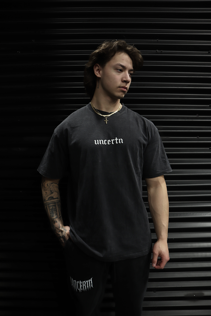 UC010 Phantom Oversized Tee - Black Wash