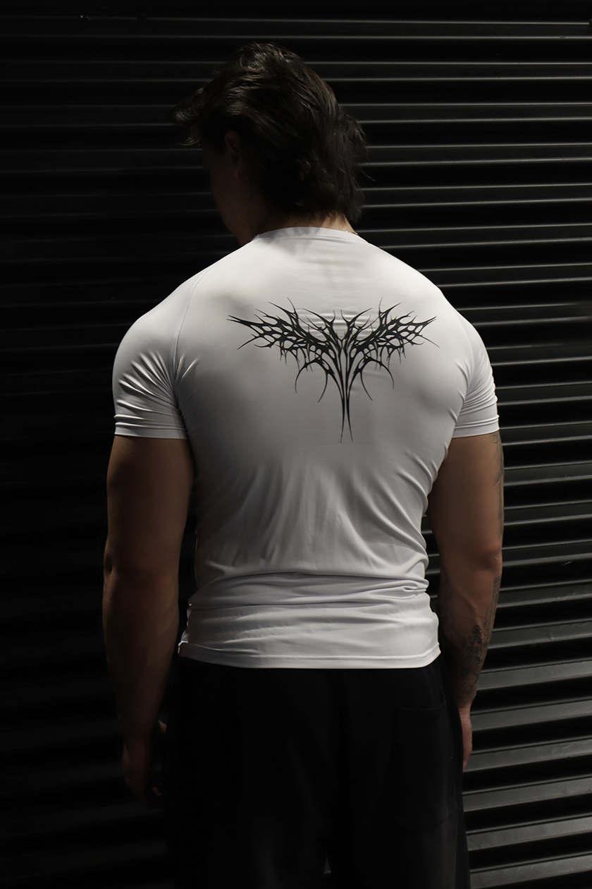 UC023 Envy Compression Tee - White