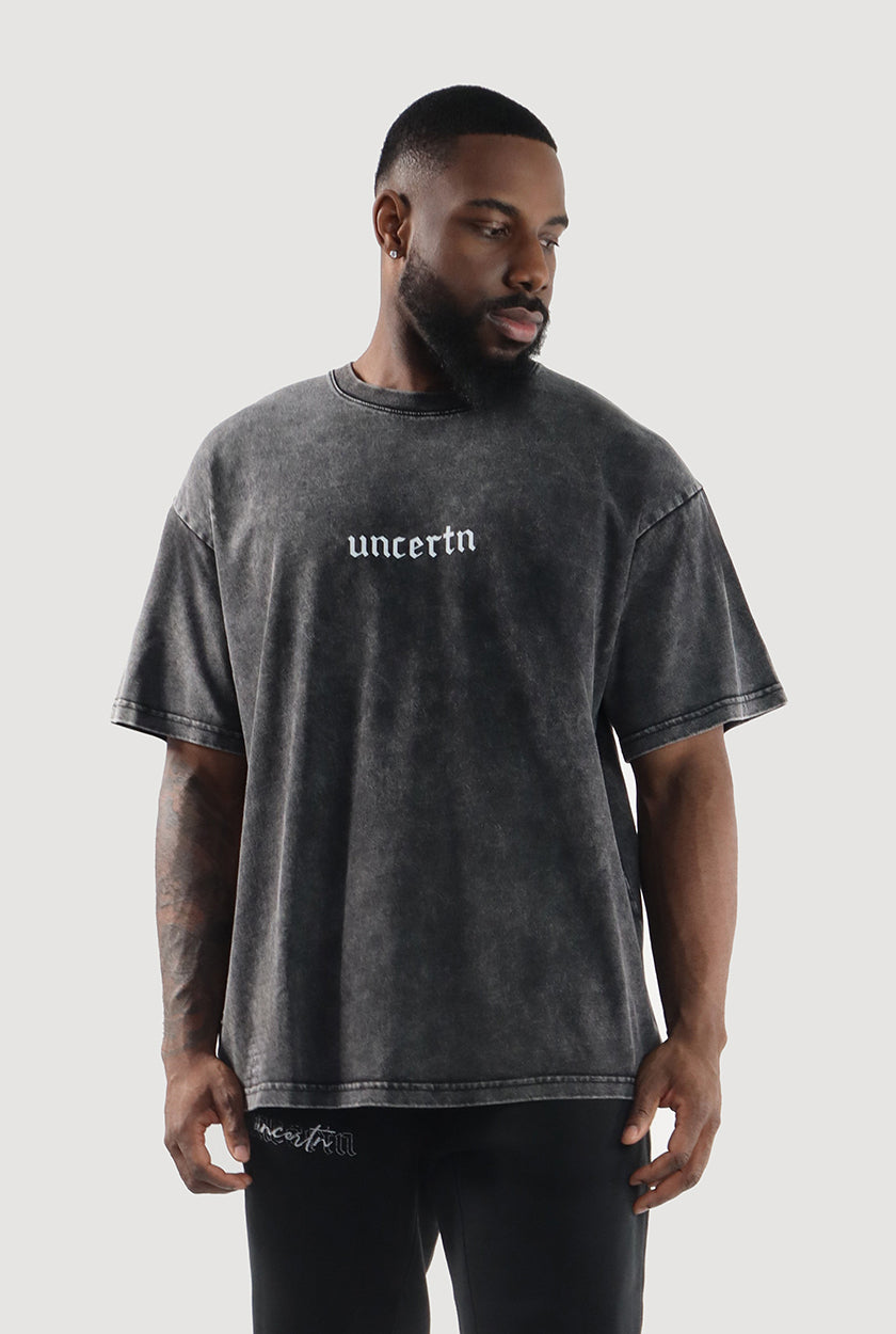 UC010 Phantom Oversized Tee - Black Wash