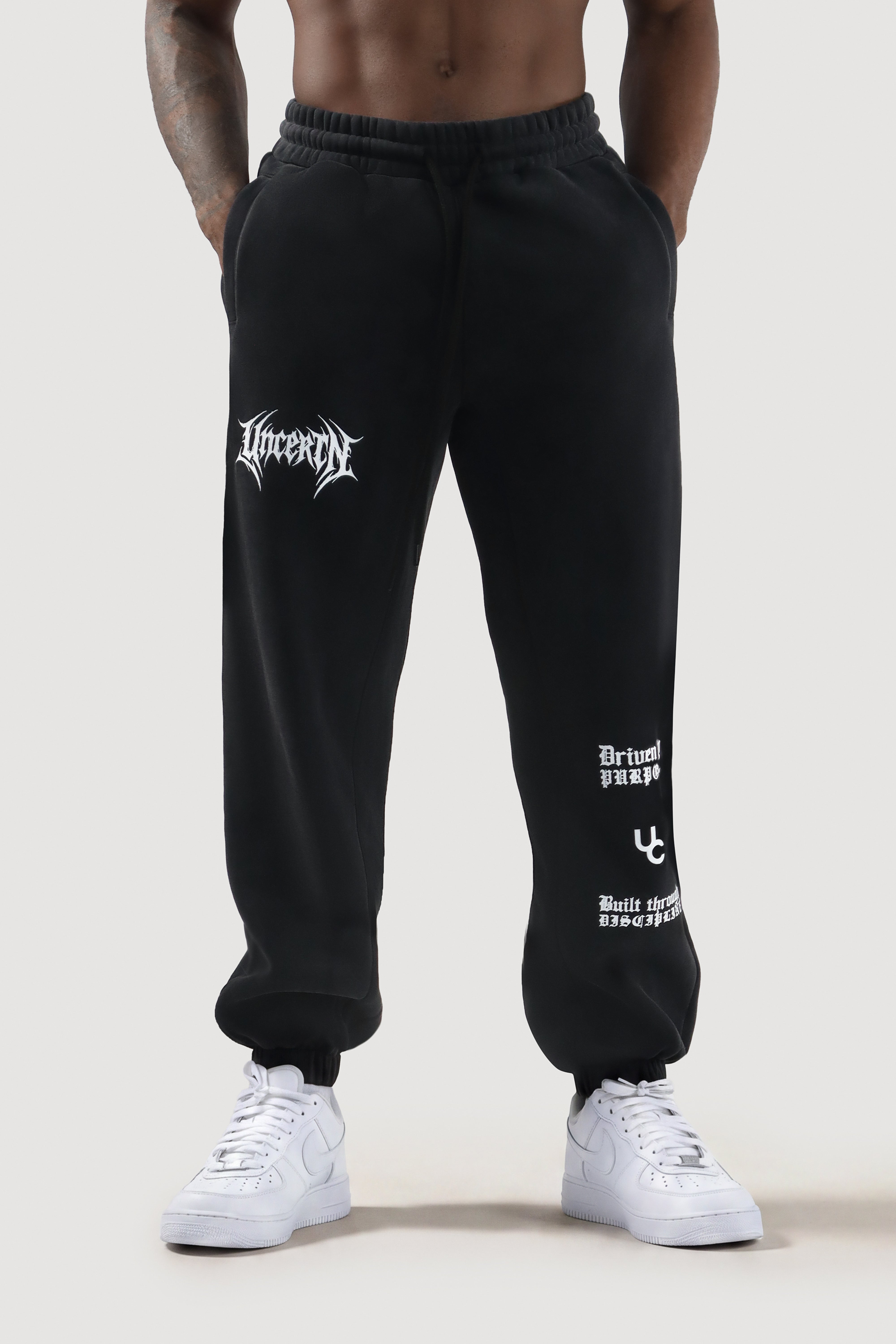 UC049 Rise Joggers - Black Wash