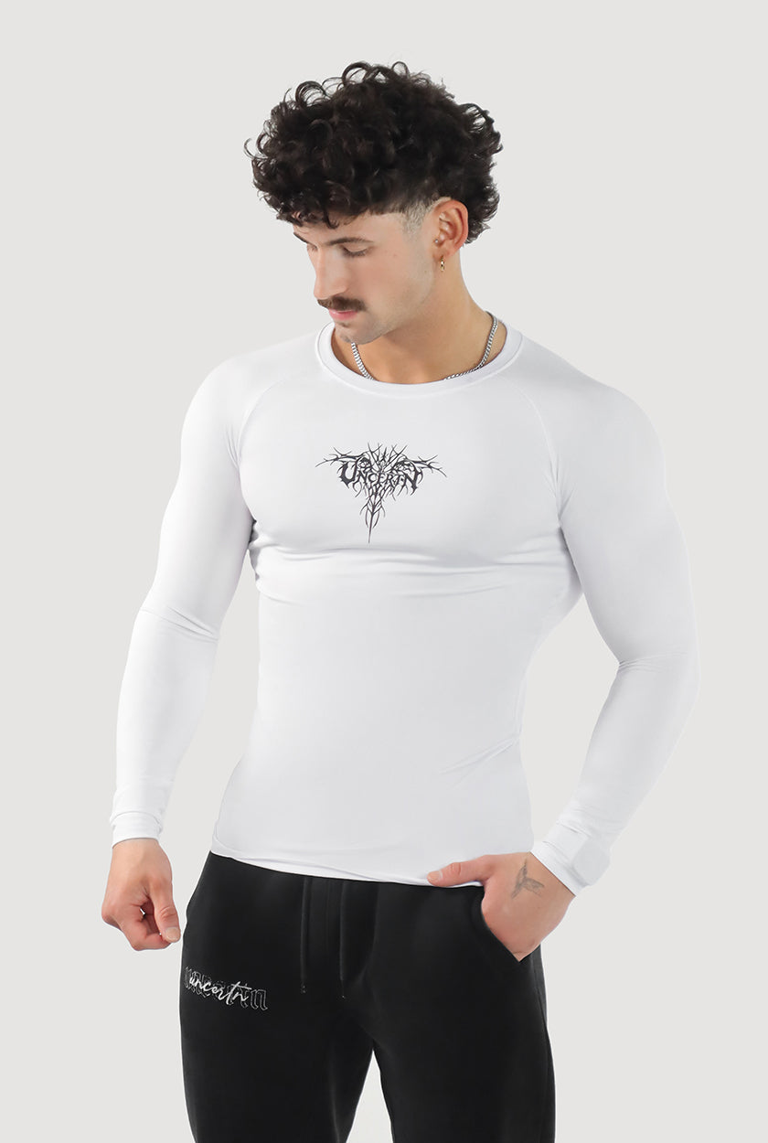 UC023 Envy Compression Longsleeve - White