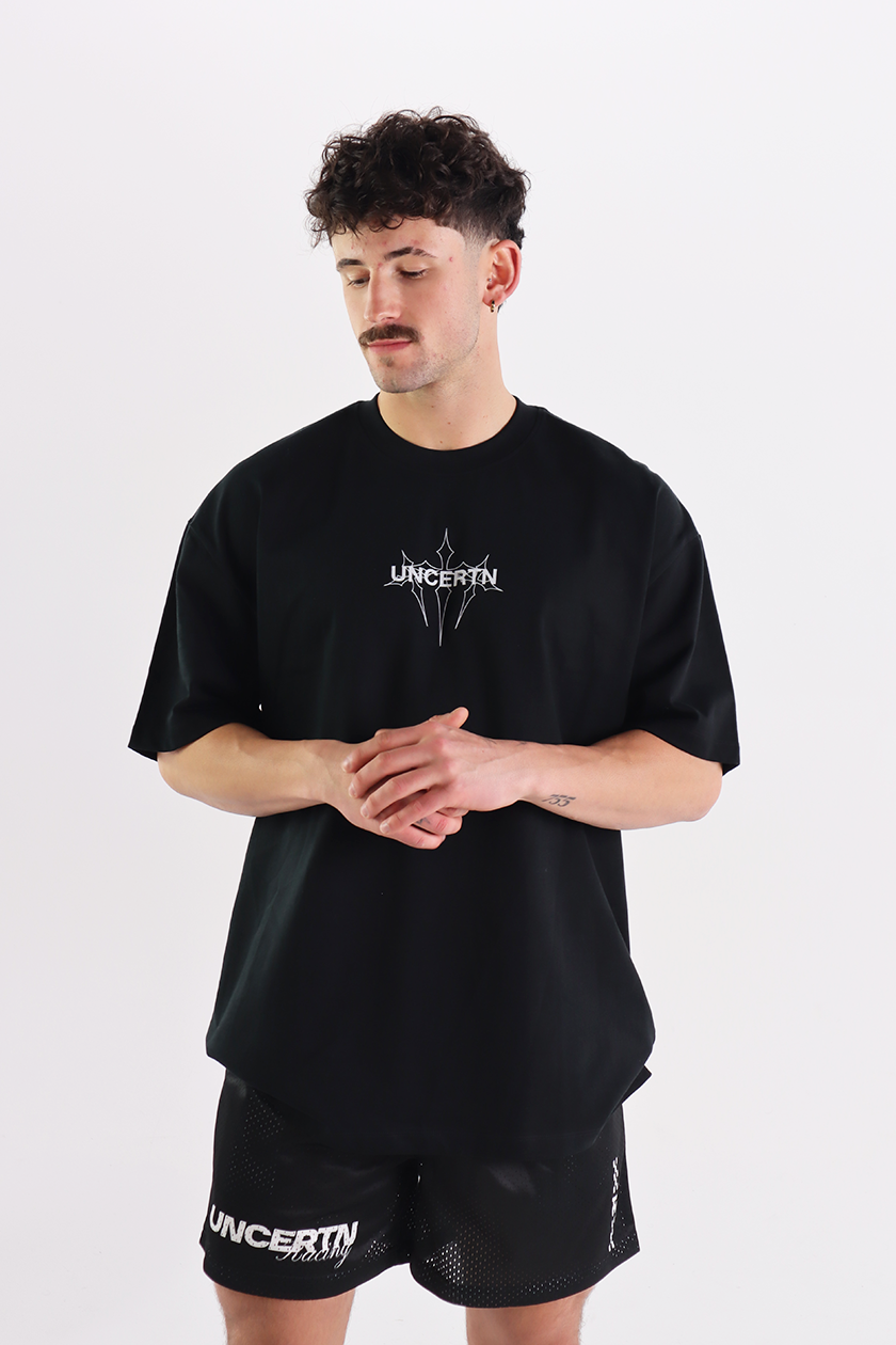 UC014 Reign Oversized Tee - Black