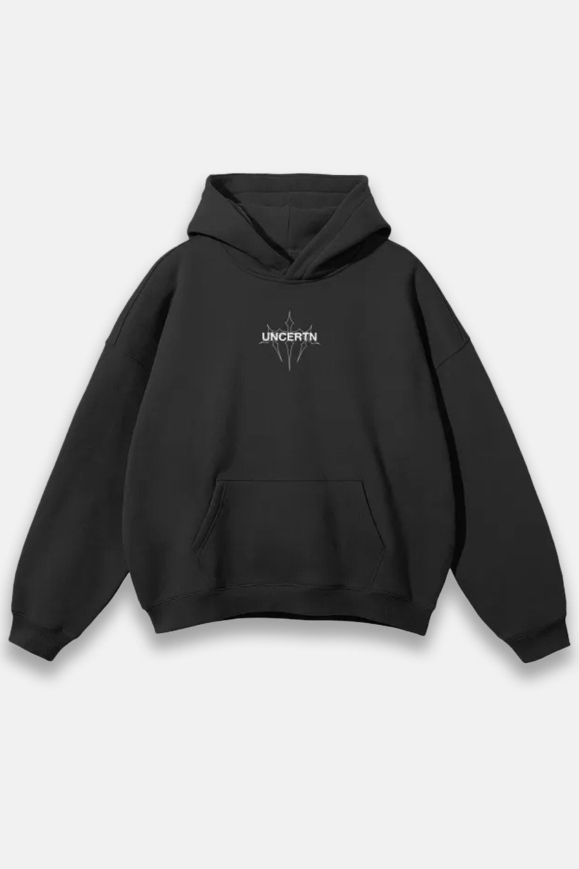 UC014 Reign Oversized Hoodie - Black