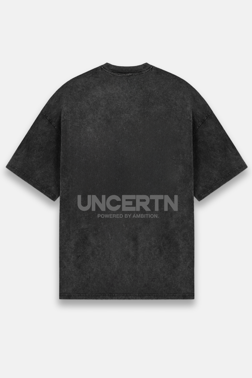 UC041 Foundation Oversized Tee - Black Wash