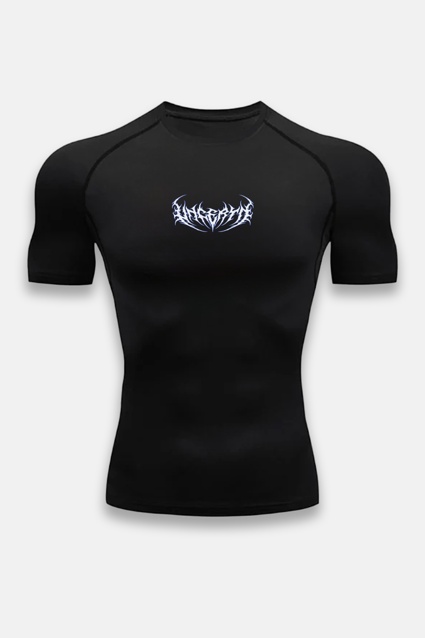 UC046 Void Compression Tee - Black/Blue