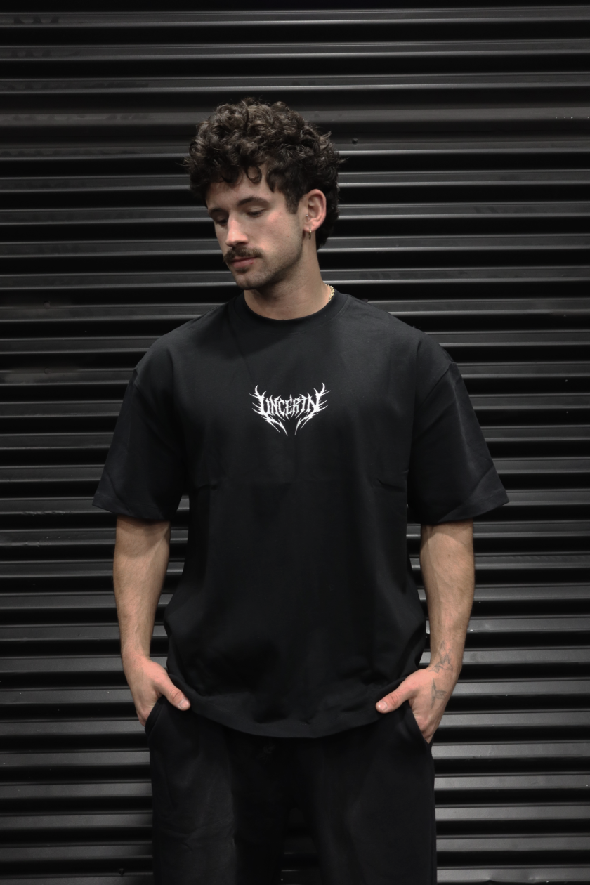 UC039 Wraith Oversized Tee - Black