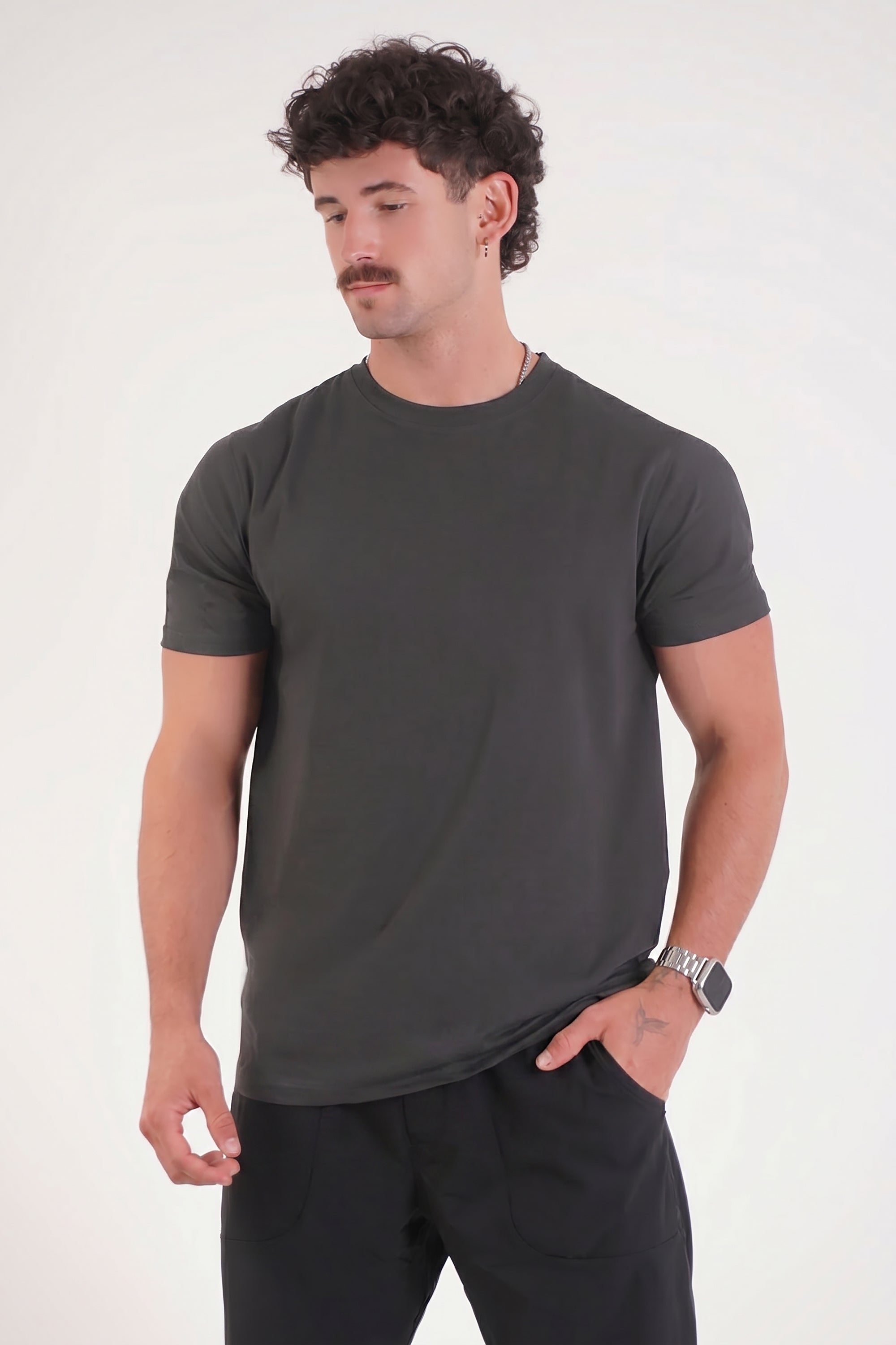 UC025 Summit Everyday Tee - Charcoal Grey