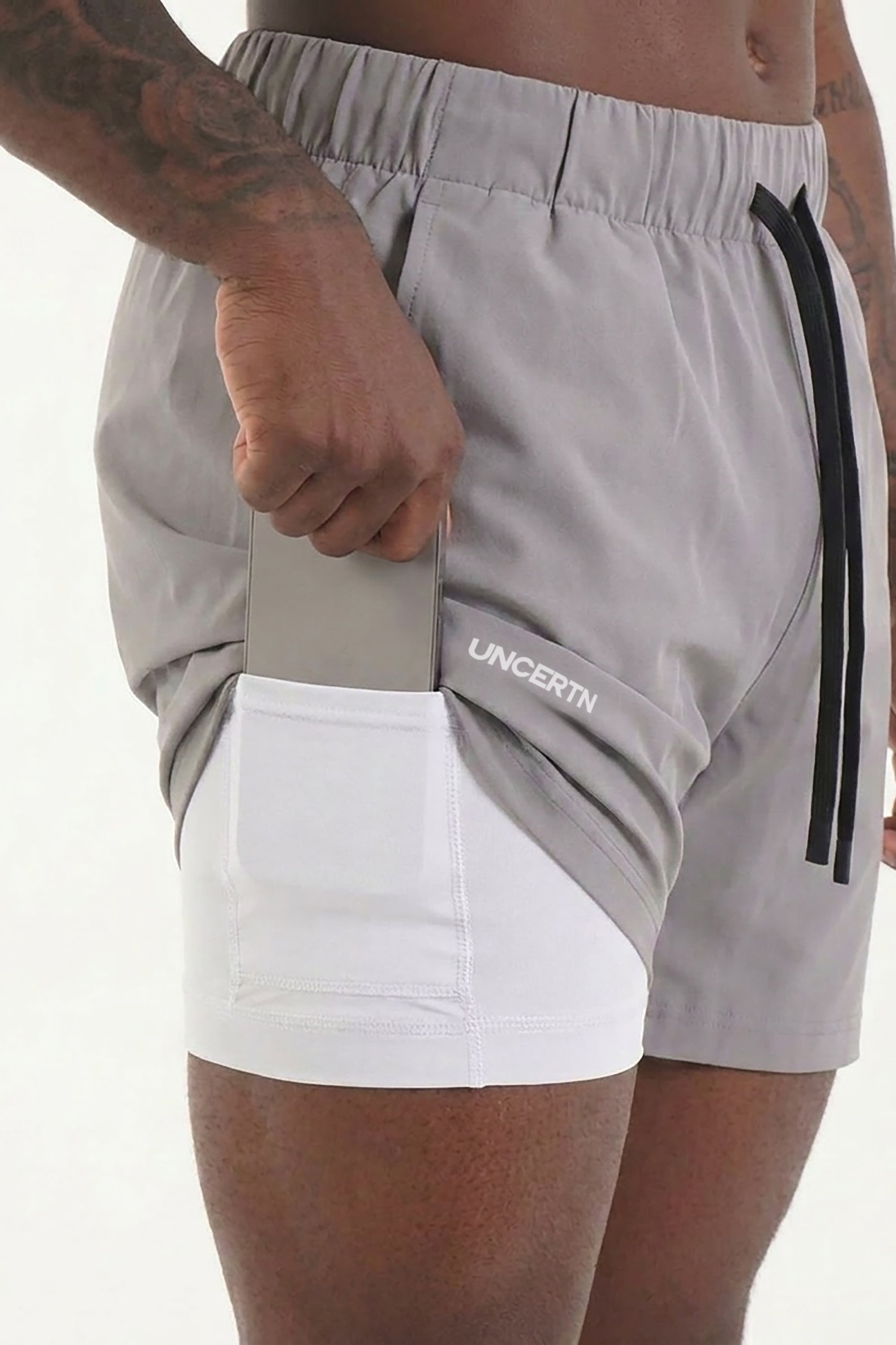 UC032 Summit Liner Shorts - Light Grey