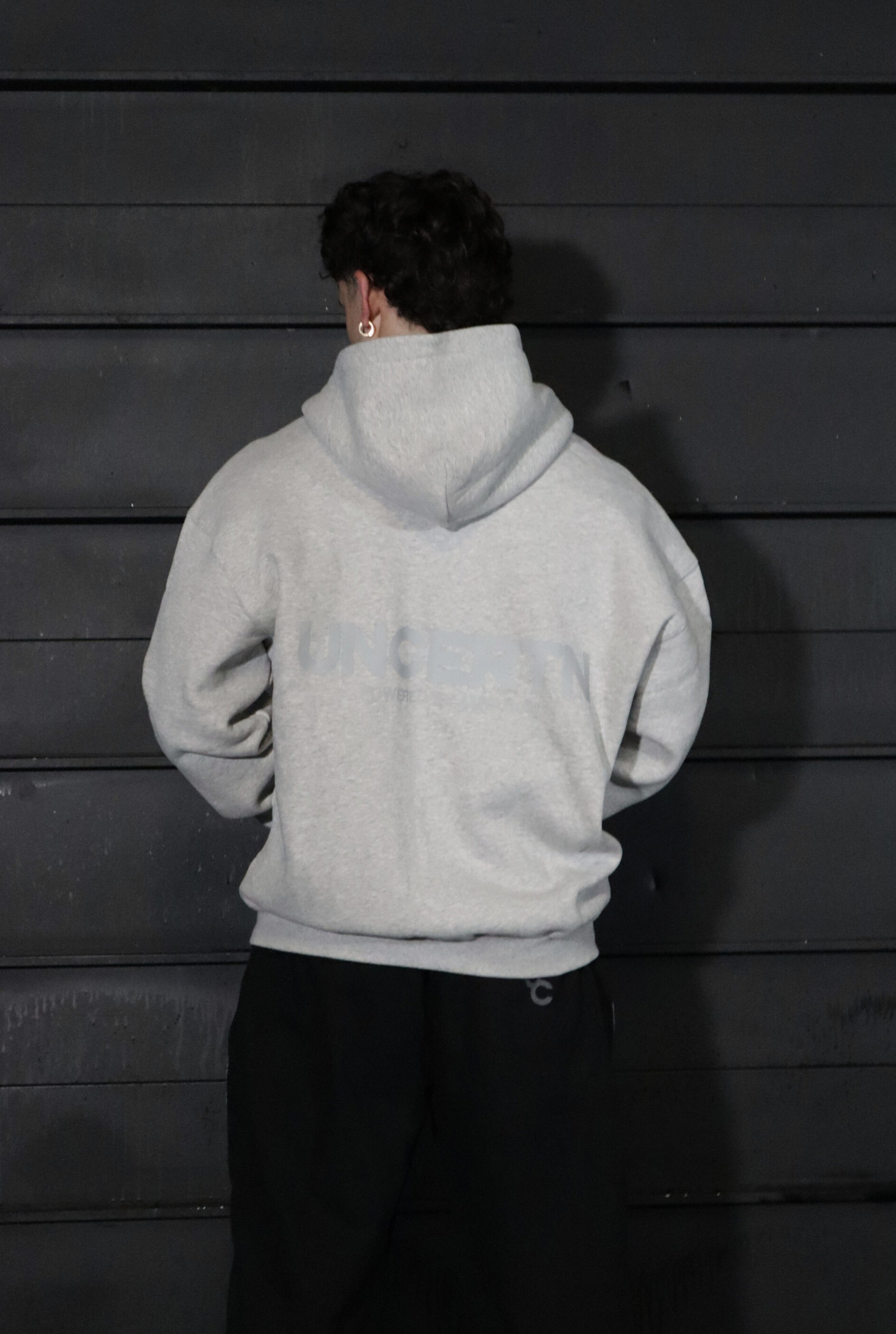 UC041 Foundation Oversized Zip Up - Grey