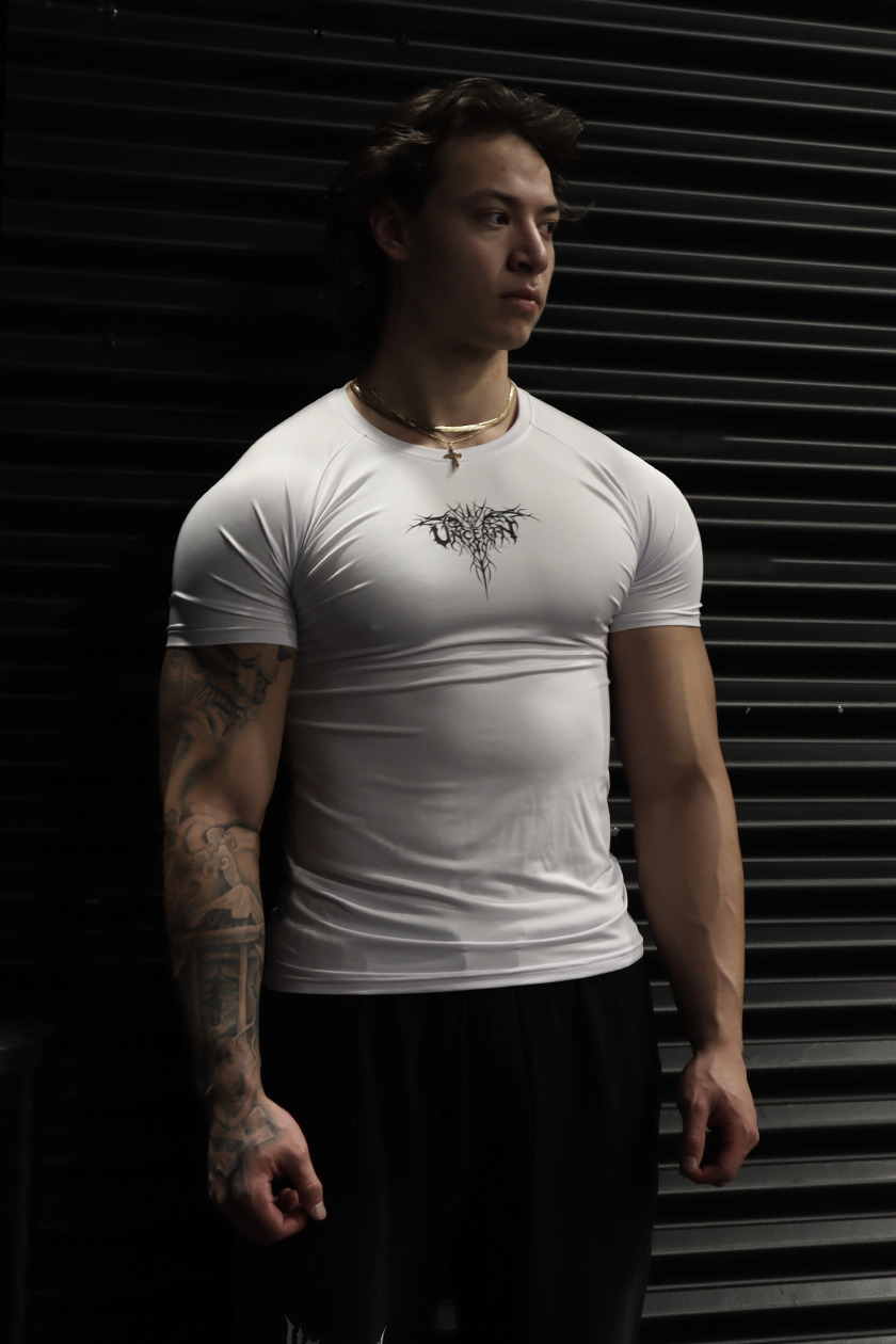 UC023 Envy Compression Tee - White