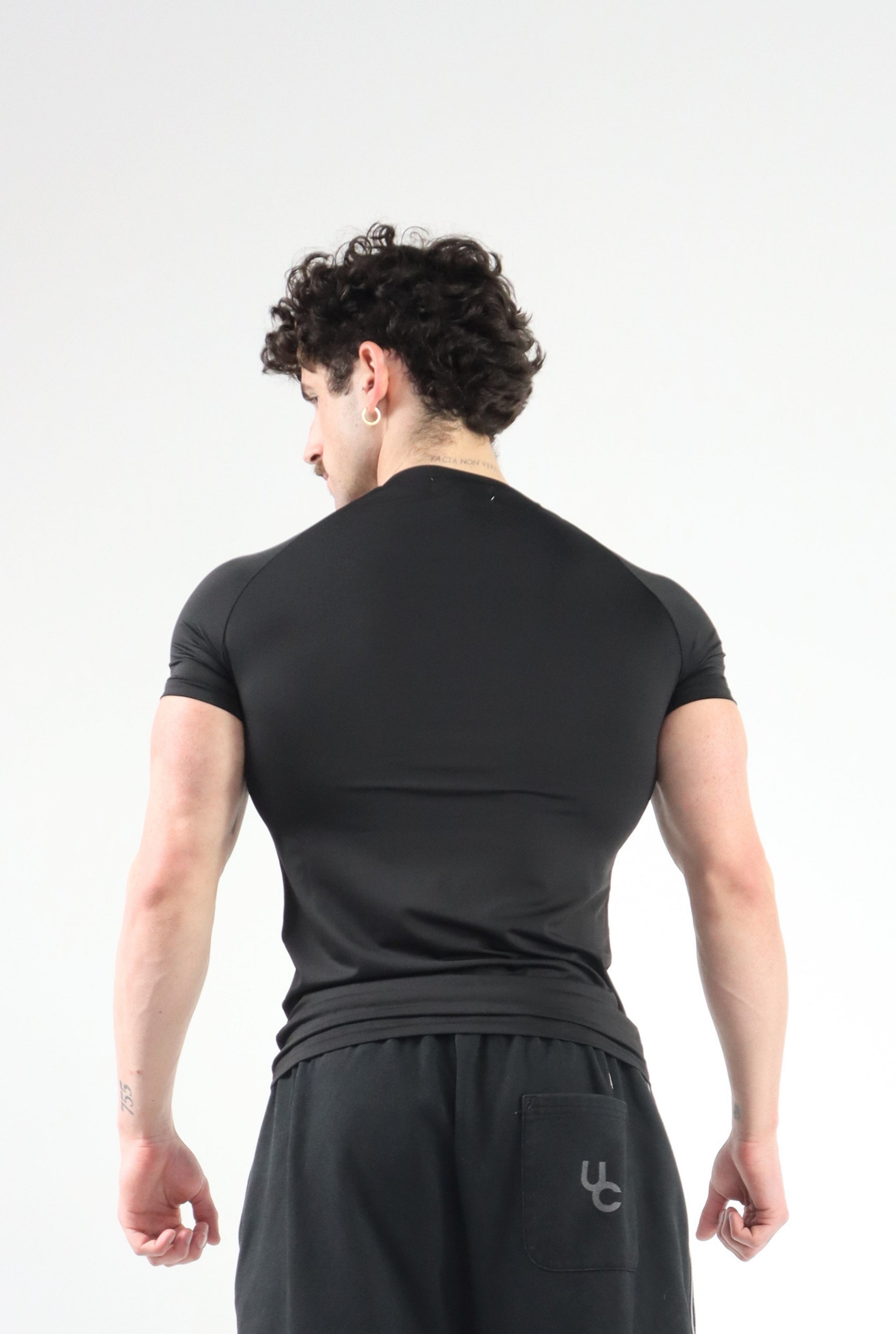 UC036 Celestial Compression Tee - Black