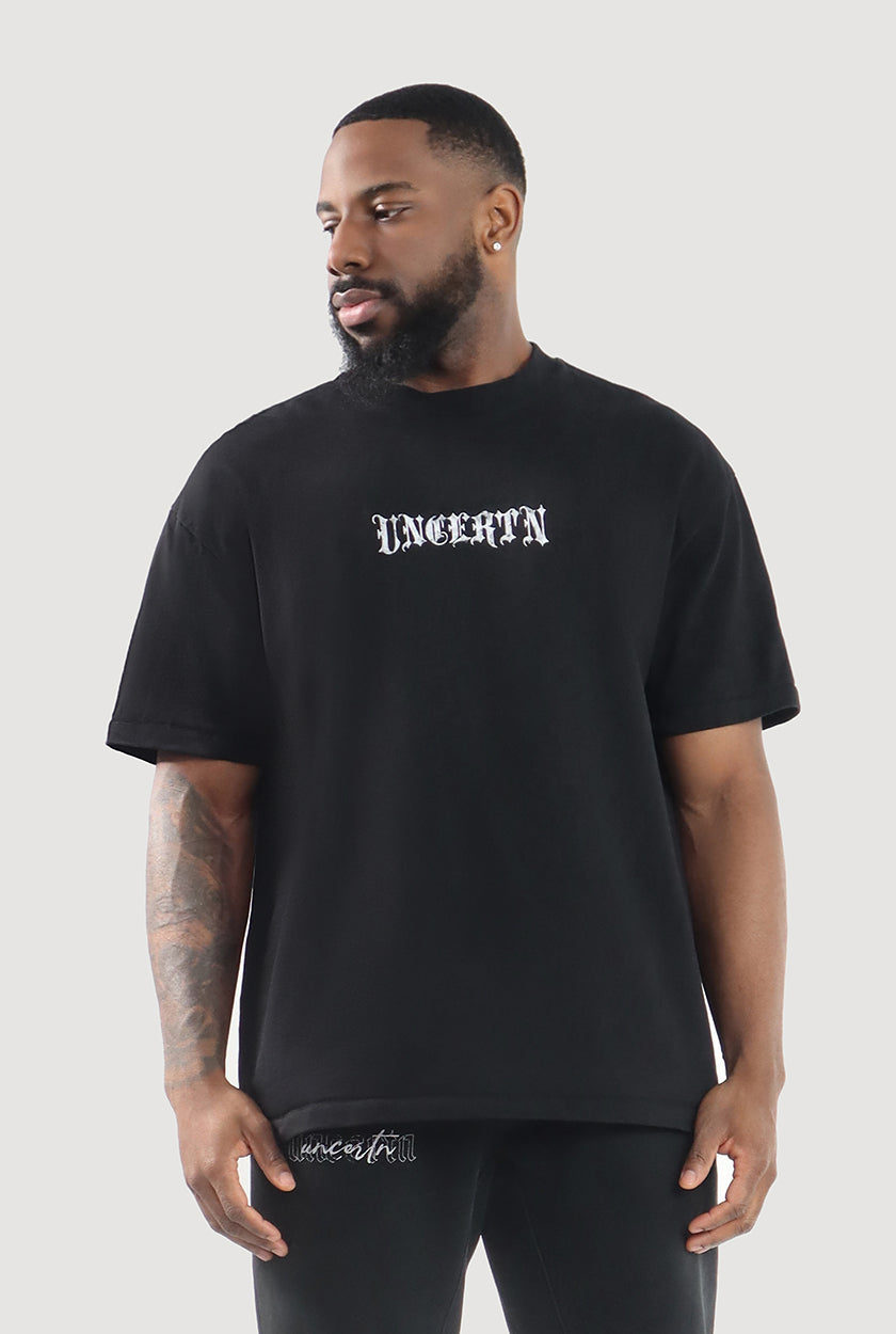 UC021 Eclipse Oversized Tee - Black
