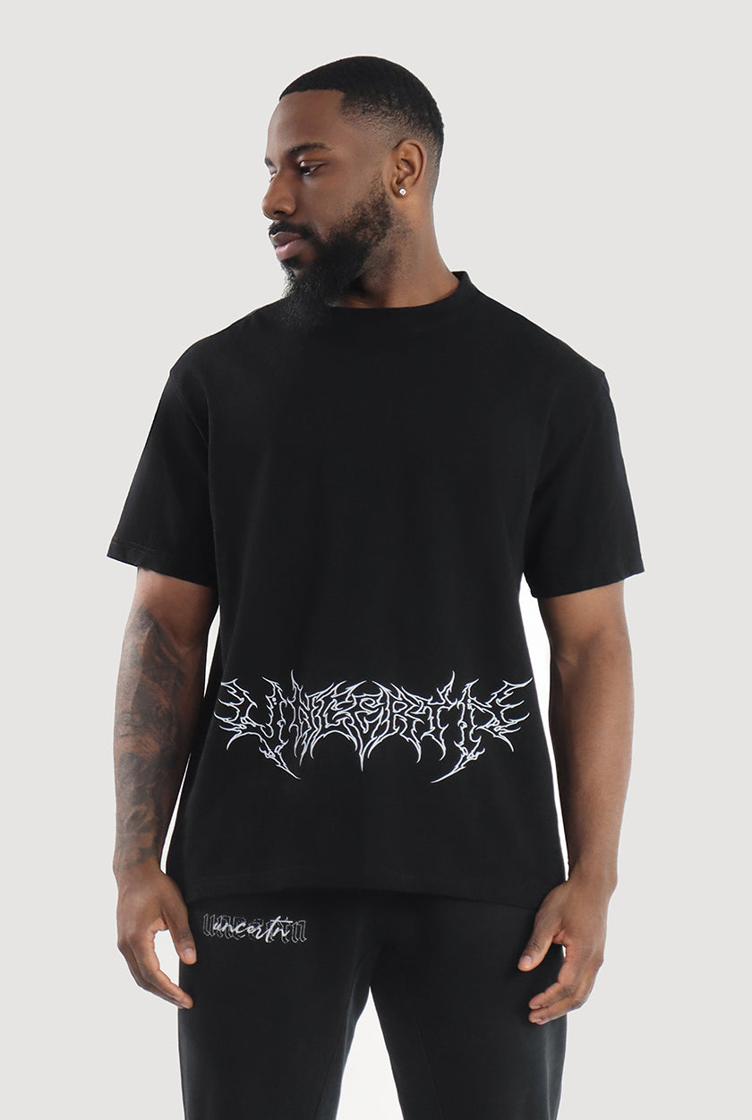 UC026 Precision Oversized Tee - Black