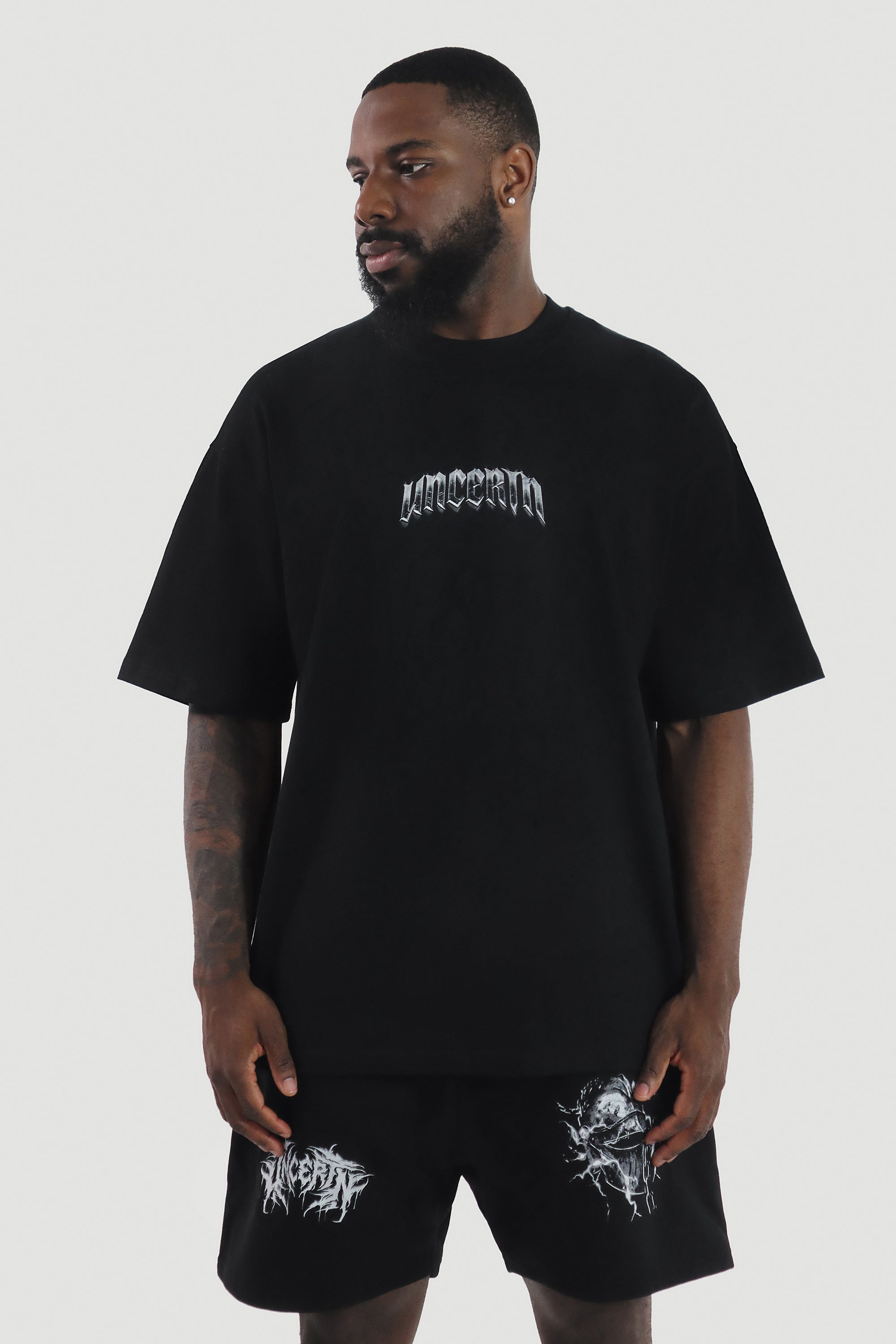 UC057 Titan Oversized Tee - Black