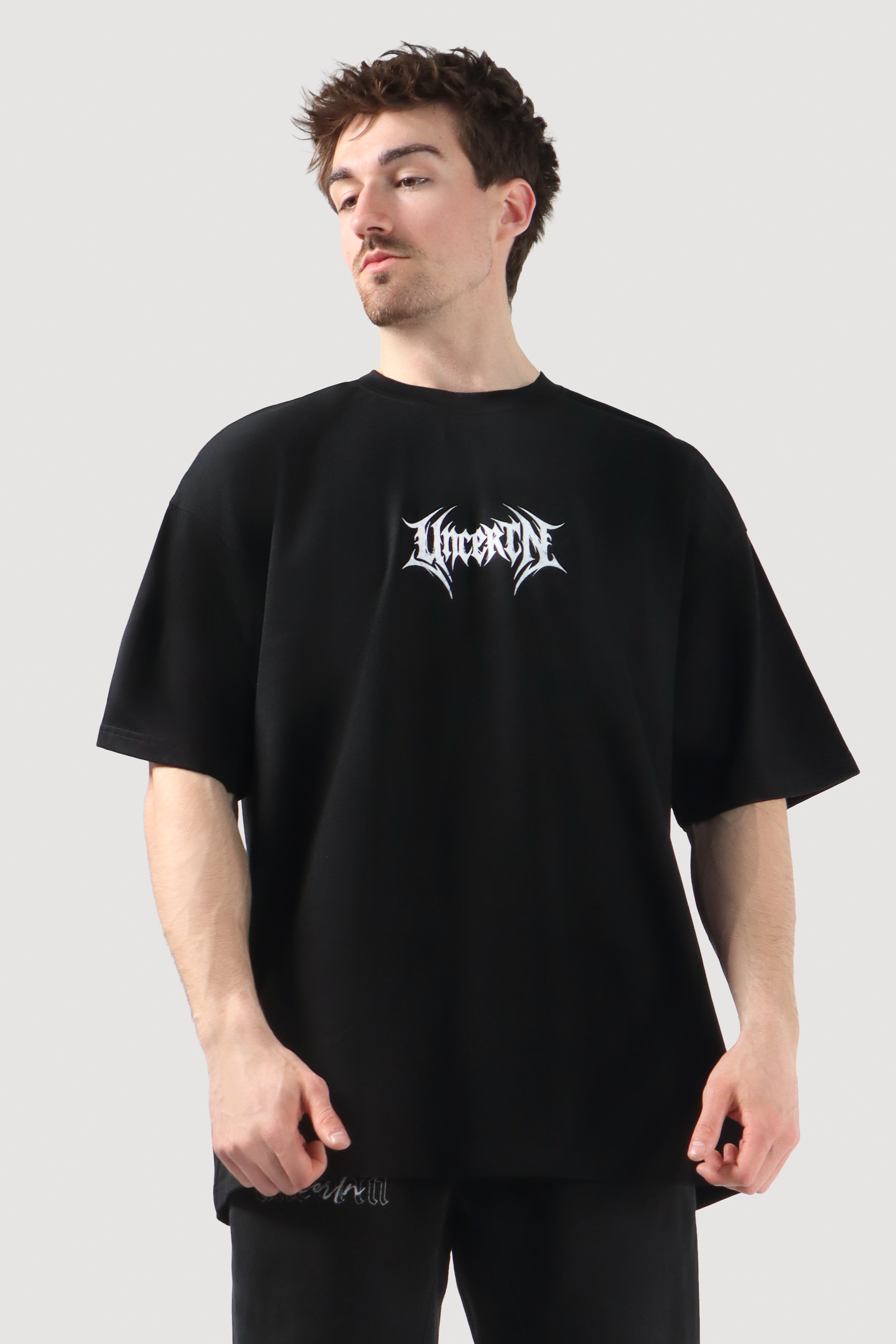 UC049 Rise Oversized Tee - Black