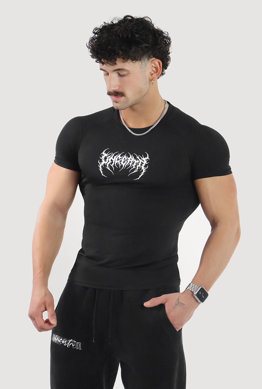 UC036 Celestial Compression Tee - Black
