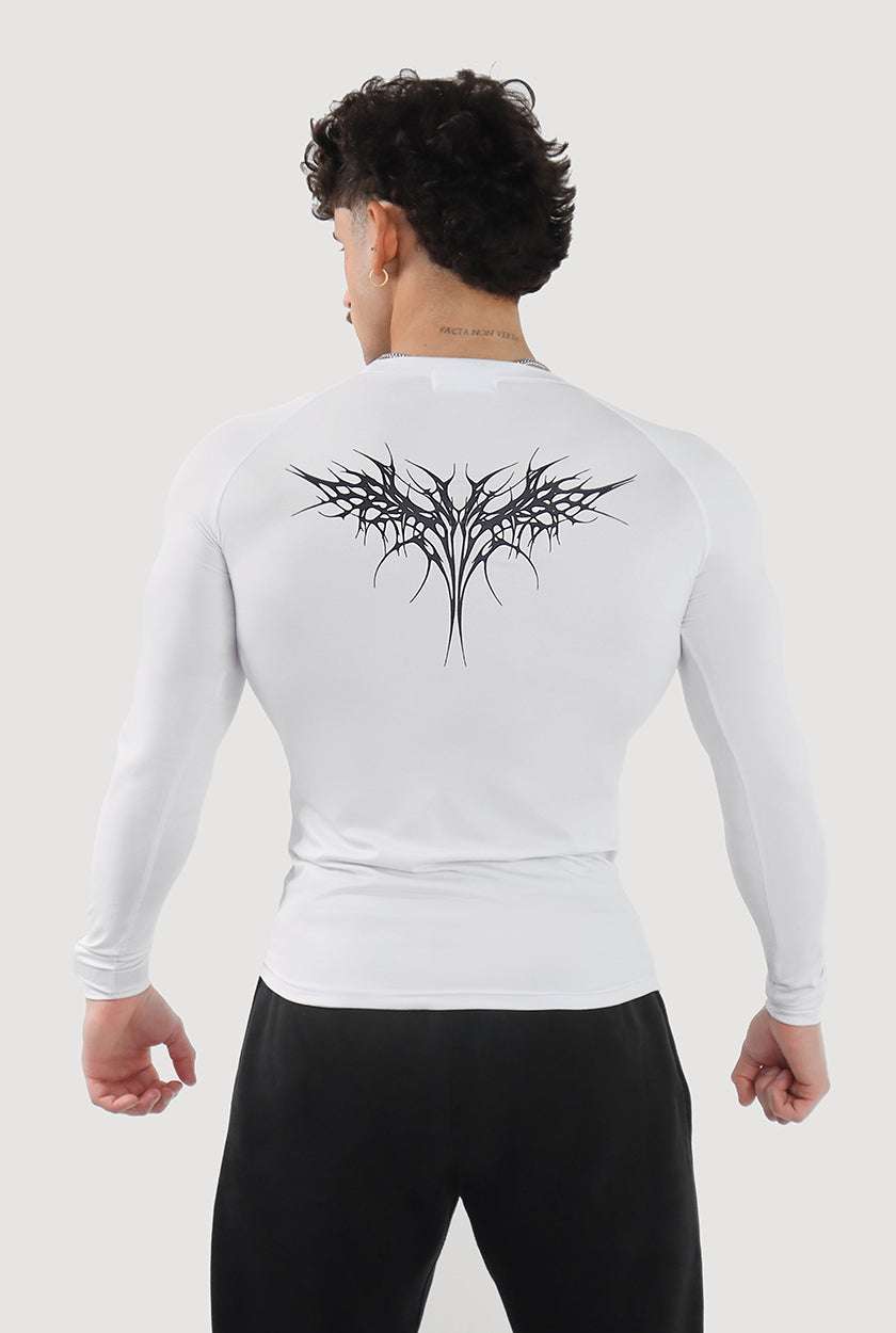 UC023 Envy Compression Longsleeve - White