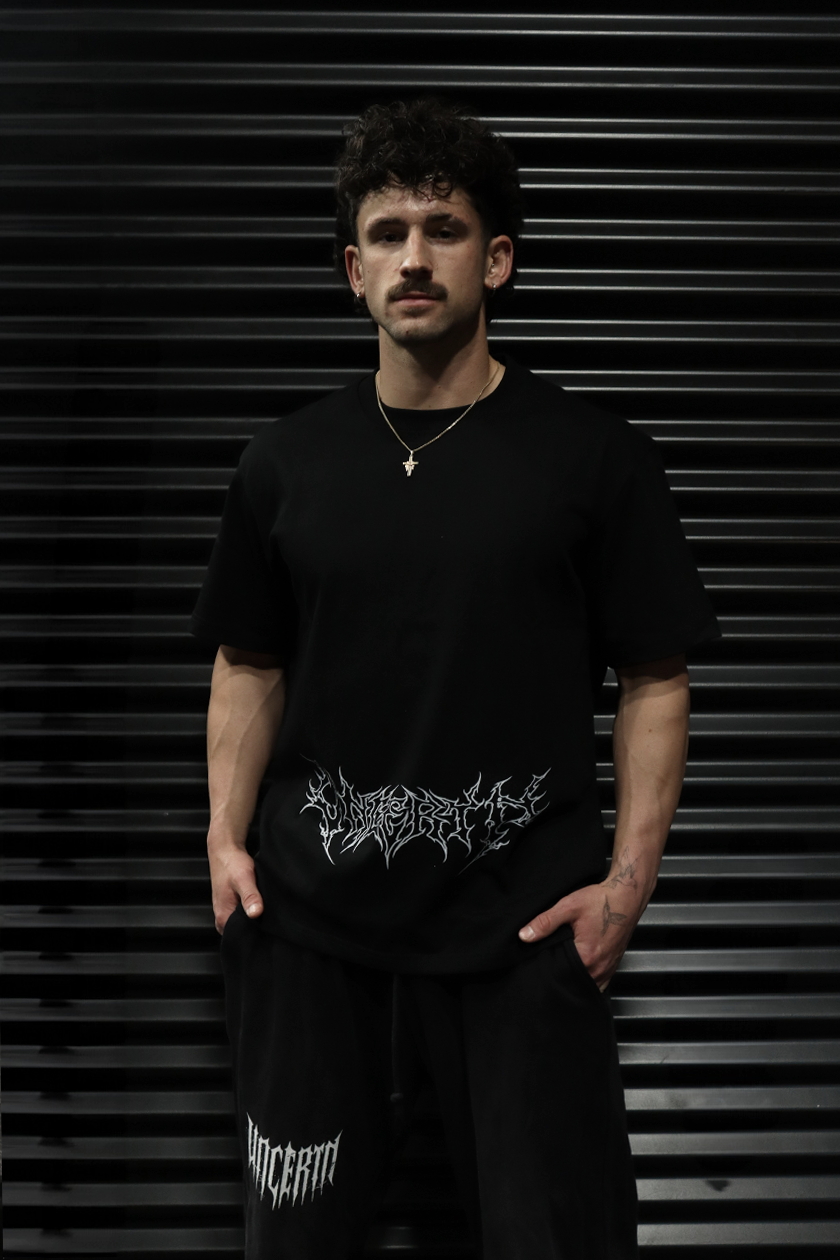UC026 Precision Oversized Tee - Black