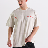 UC013 Racing Team Oversized Tee - Oat