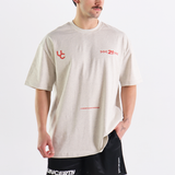 UC013 Racing Team Oversized Tee - Oat