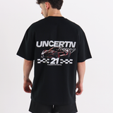 UC013 Racing Team Oversized Tee - Turbo Red