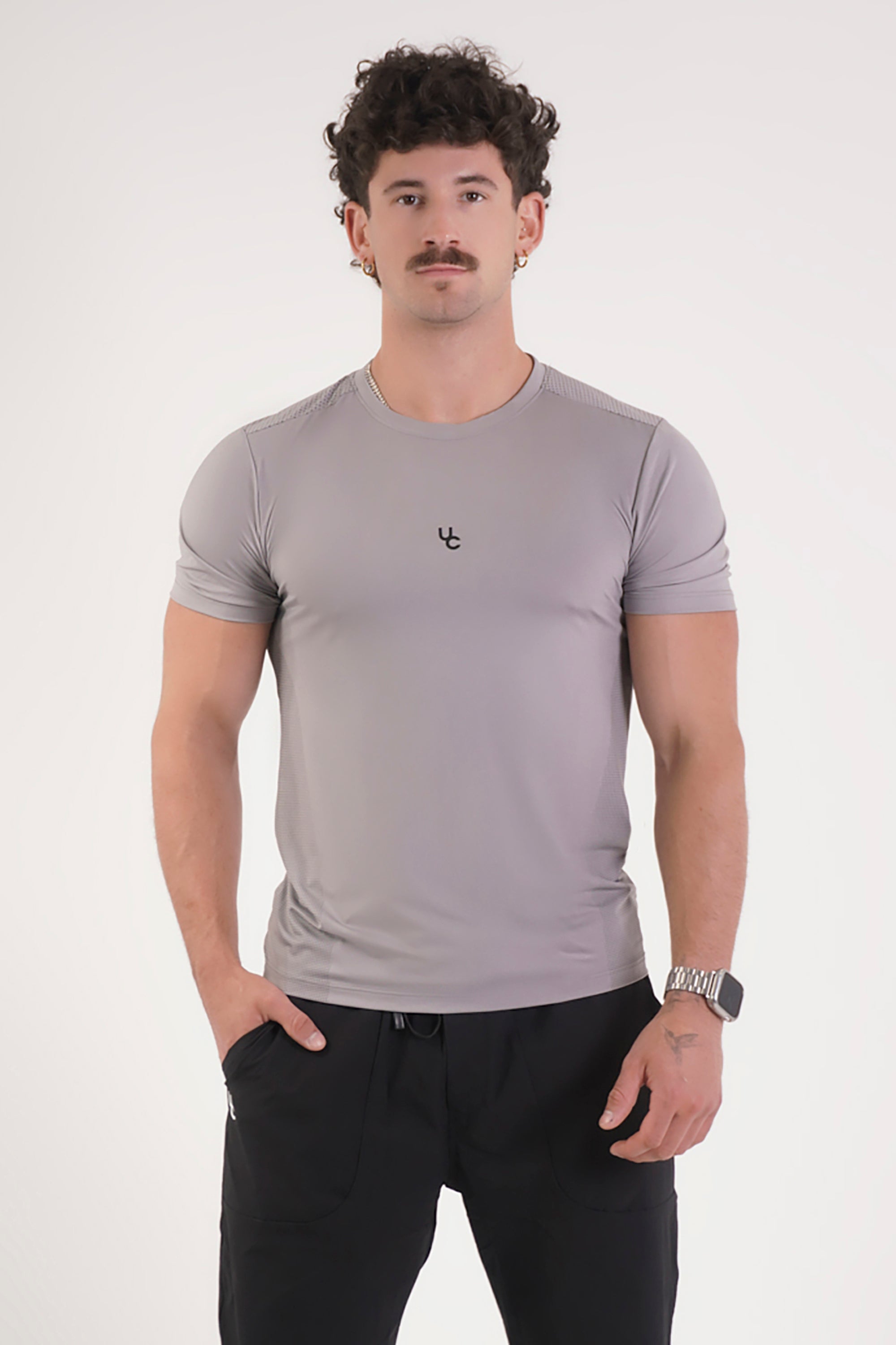 UC025 Summit Performance Tee - Stone