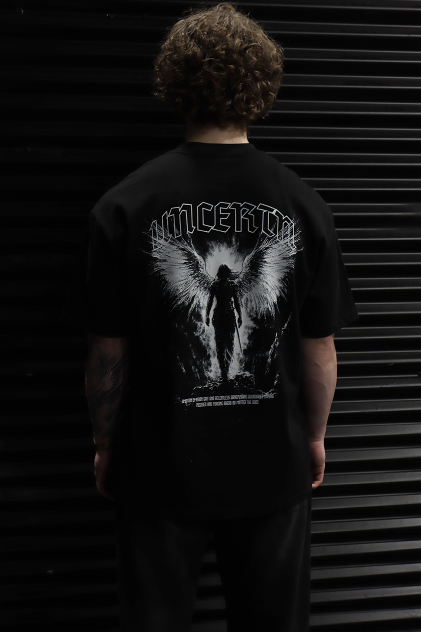 UC020 Triumph Oversized Tee - Black