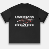 UC013 Racing Team Oversized Tee - Turbo Red